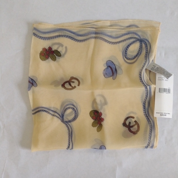 Collection XIIX Scarf With Cowboy Designs (J46) - Picture 5 of 5